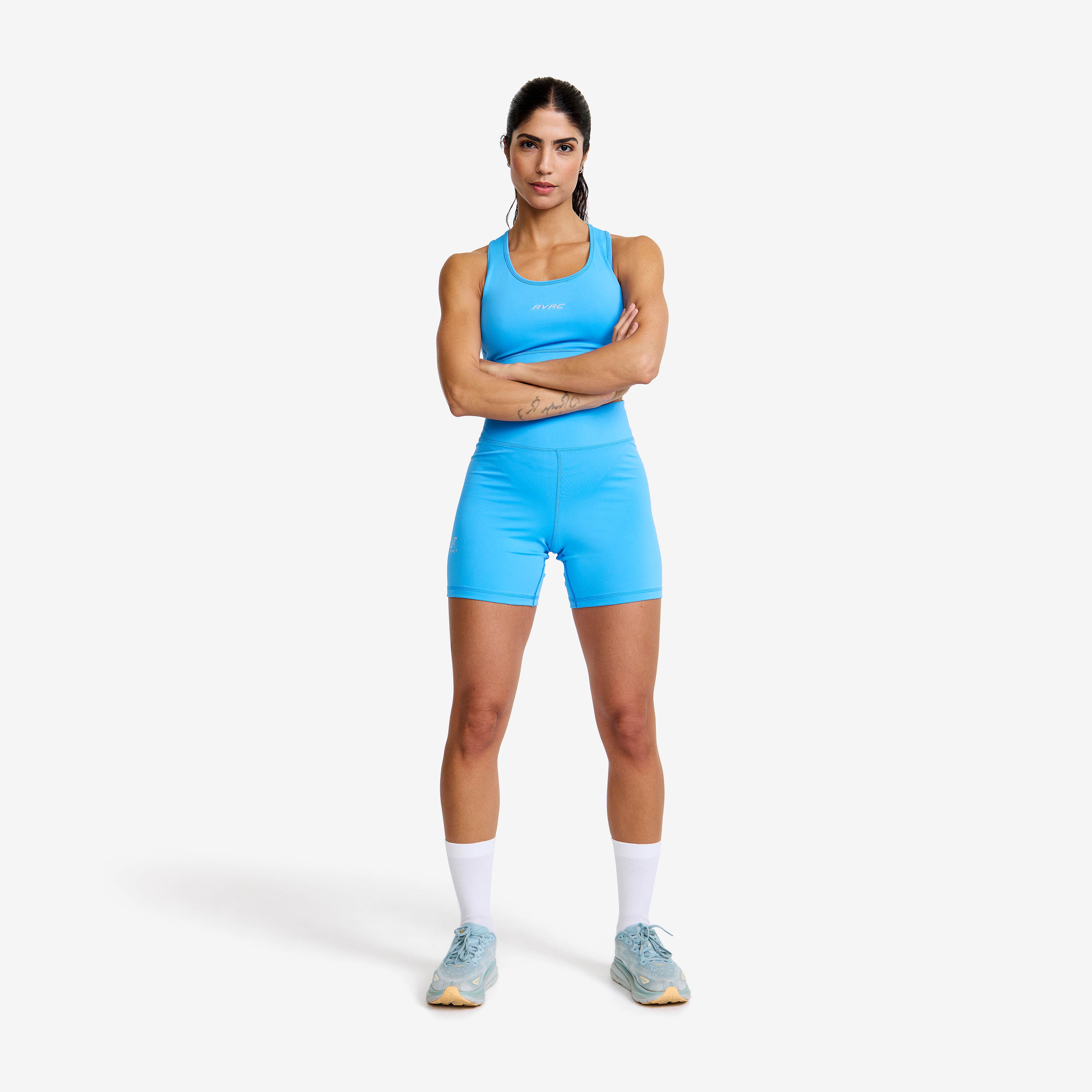 Flow High-waisted Hotpants Dame Azure Blue