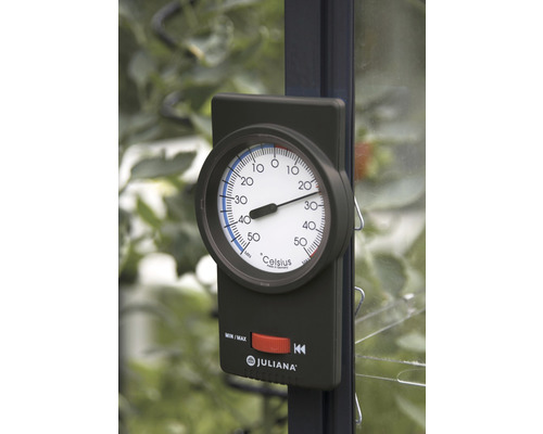 Thermometer JULIANA Min-Max zwart