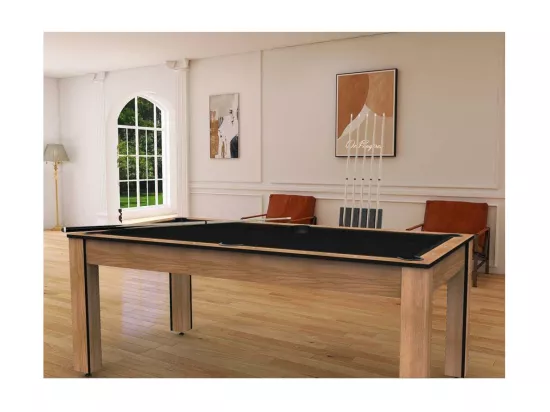 Billard convertible table 8 personnes Arizona + pack d'accessoires