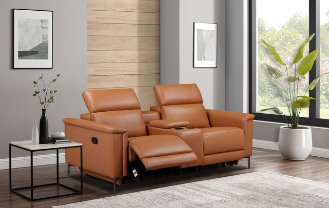Home affaire 2-Sitzer »Lund, 2er-Kinosofa, TV-Sessel, Multimedia-Sofa, USB-A,« m. elektrischer o. manueller Relaxfunktion, Getränkehalter u. Staufach