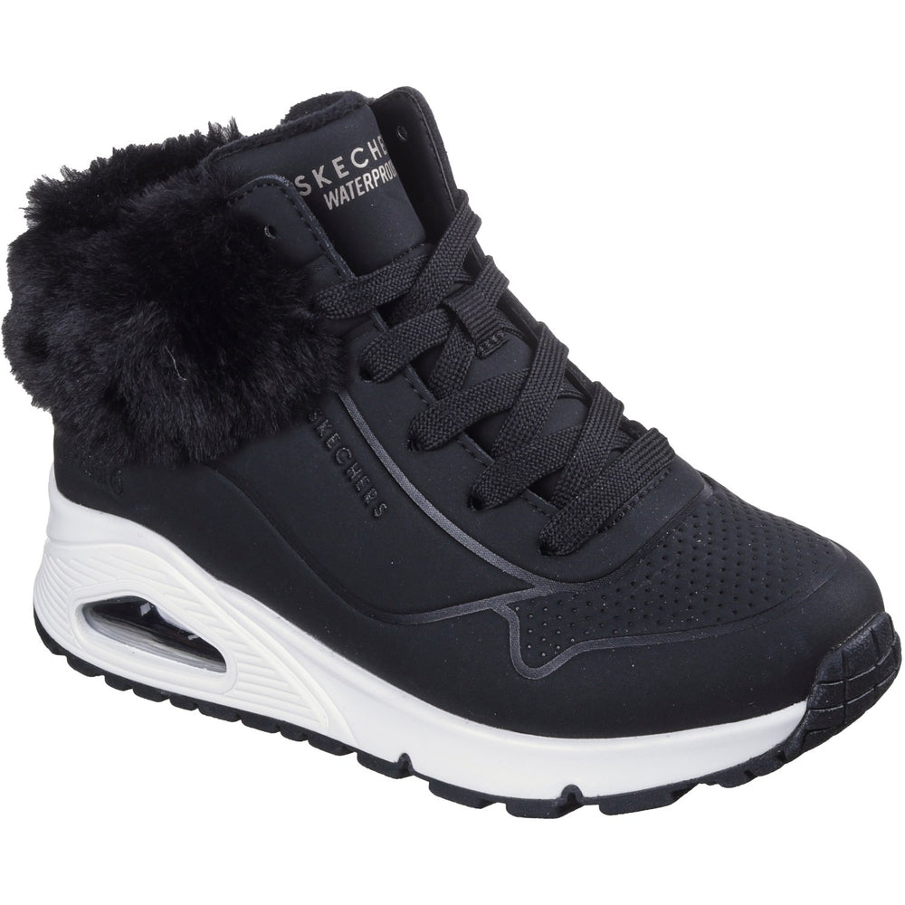 Køb Skechers Black Uno Gen1 Comfort Kicks