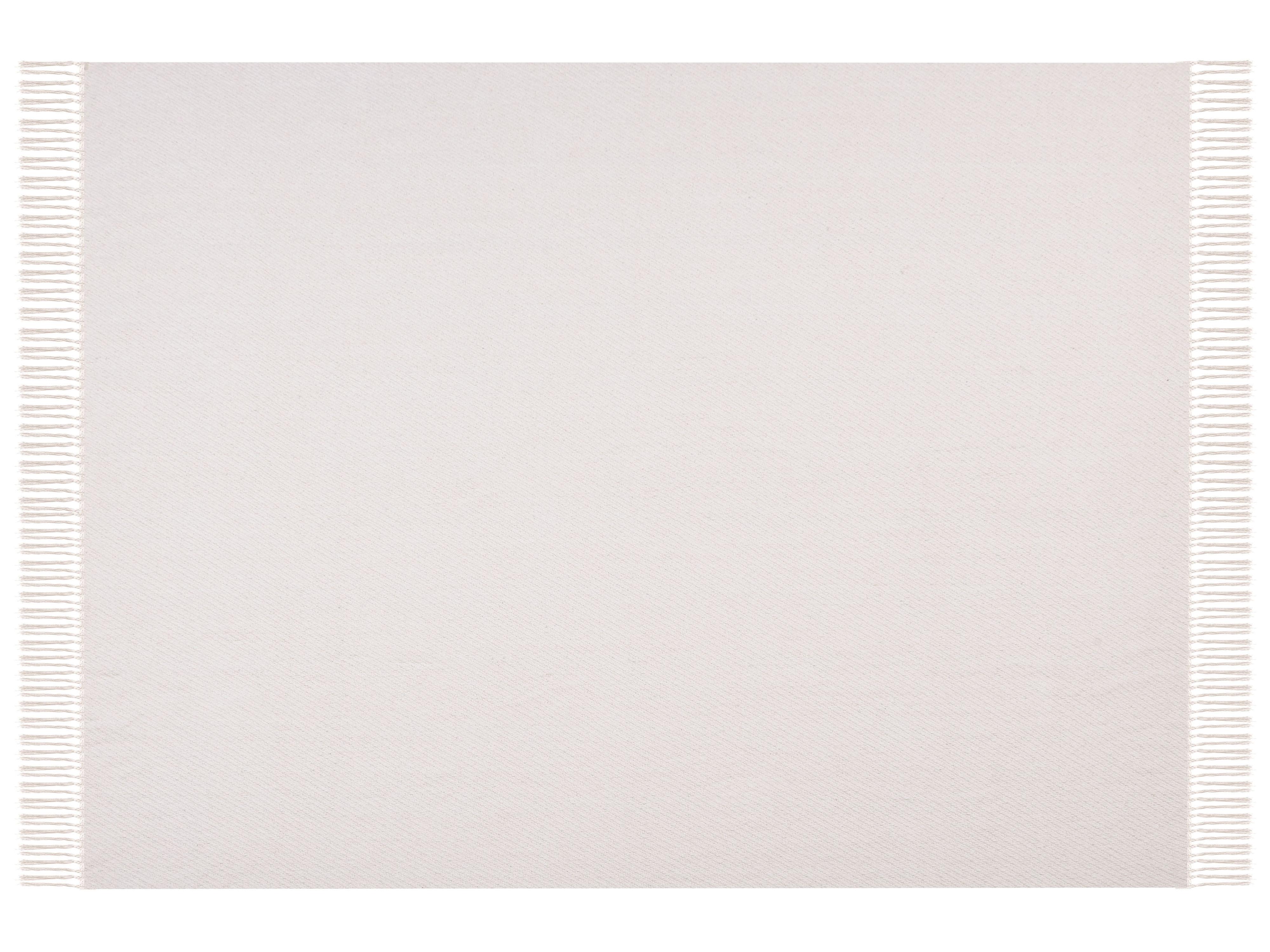 Plaid YARSA Katoen 125 x 150 cm Beige