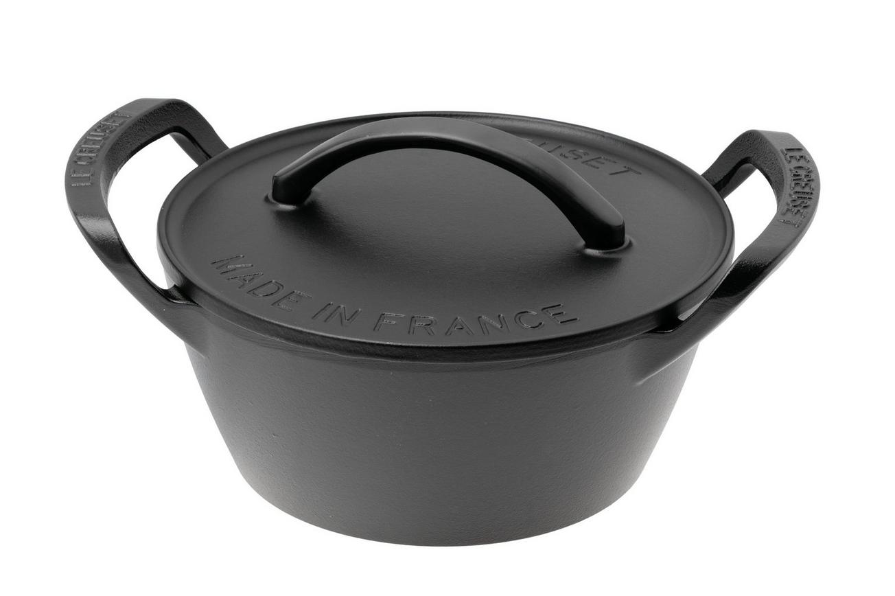 Le Creuset BBQ Outdoor Collection 21274250000005 Cast Iron Stewing Pan, braadpan, 25 cm, 4L