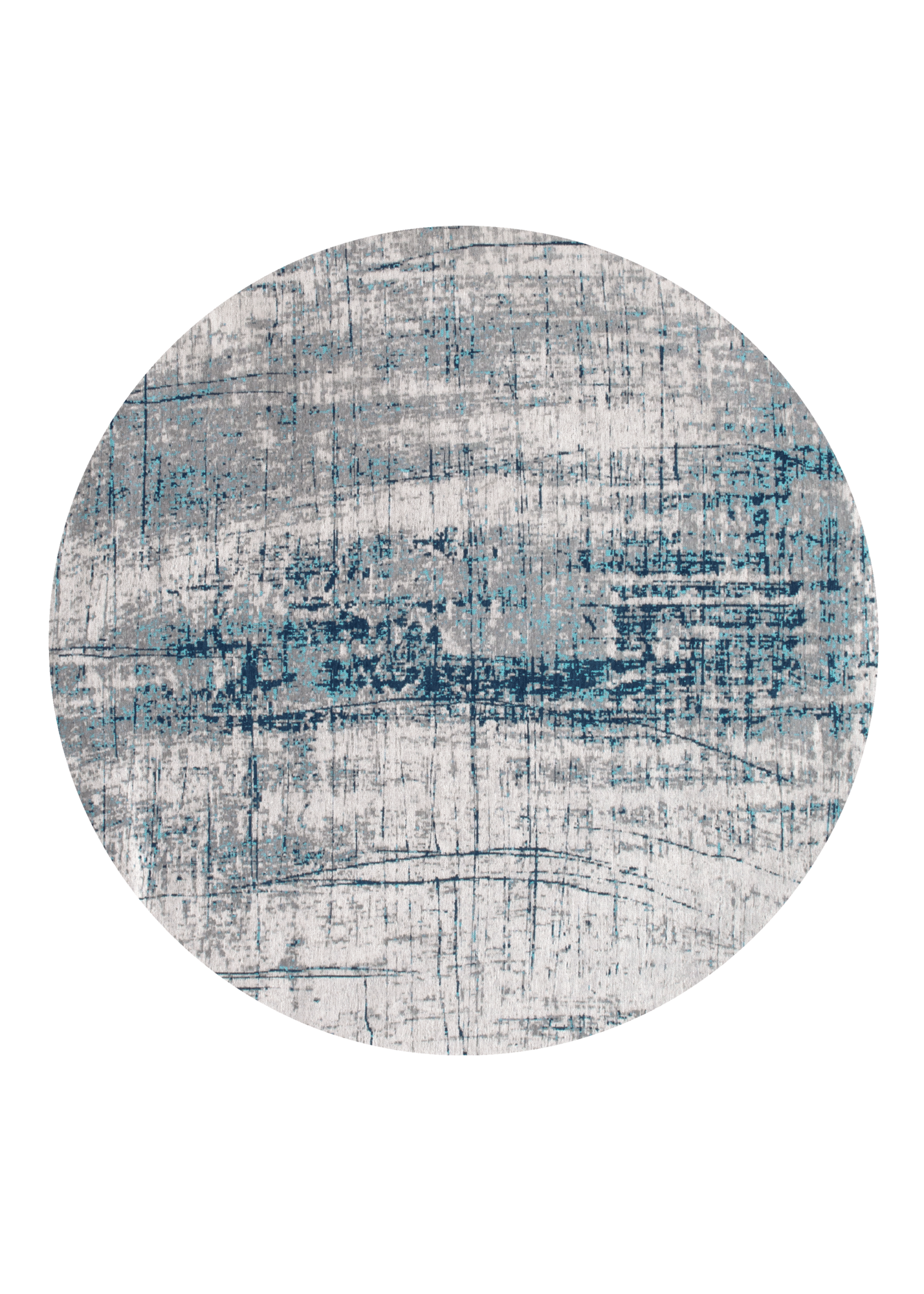 Ecorugs vloerkleed Griff turquoise ∅ 140 cm