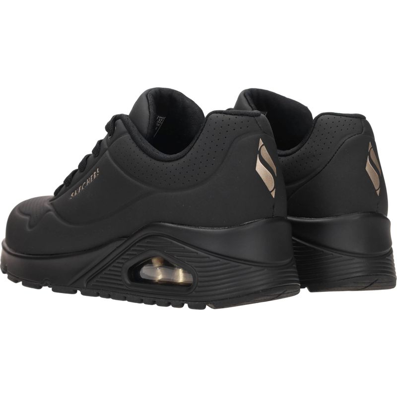Skechers Uno Stand on Air Sneakers Zwart Dames