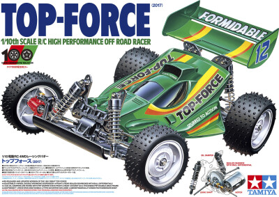 Tamiya - Rc Top-Force 2017 Offroad Bil Byggesæt - 1/10 - 47350