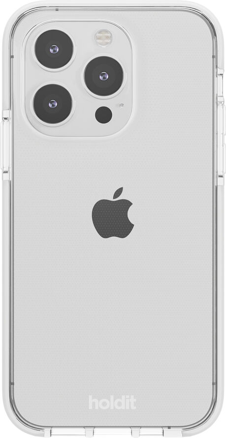 HoldIt Seethru Case iPhone 15 Pro White Hvid