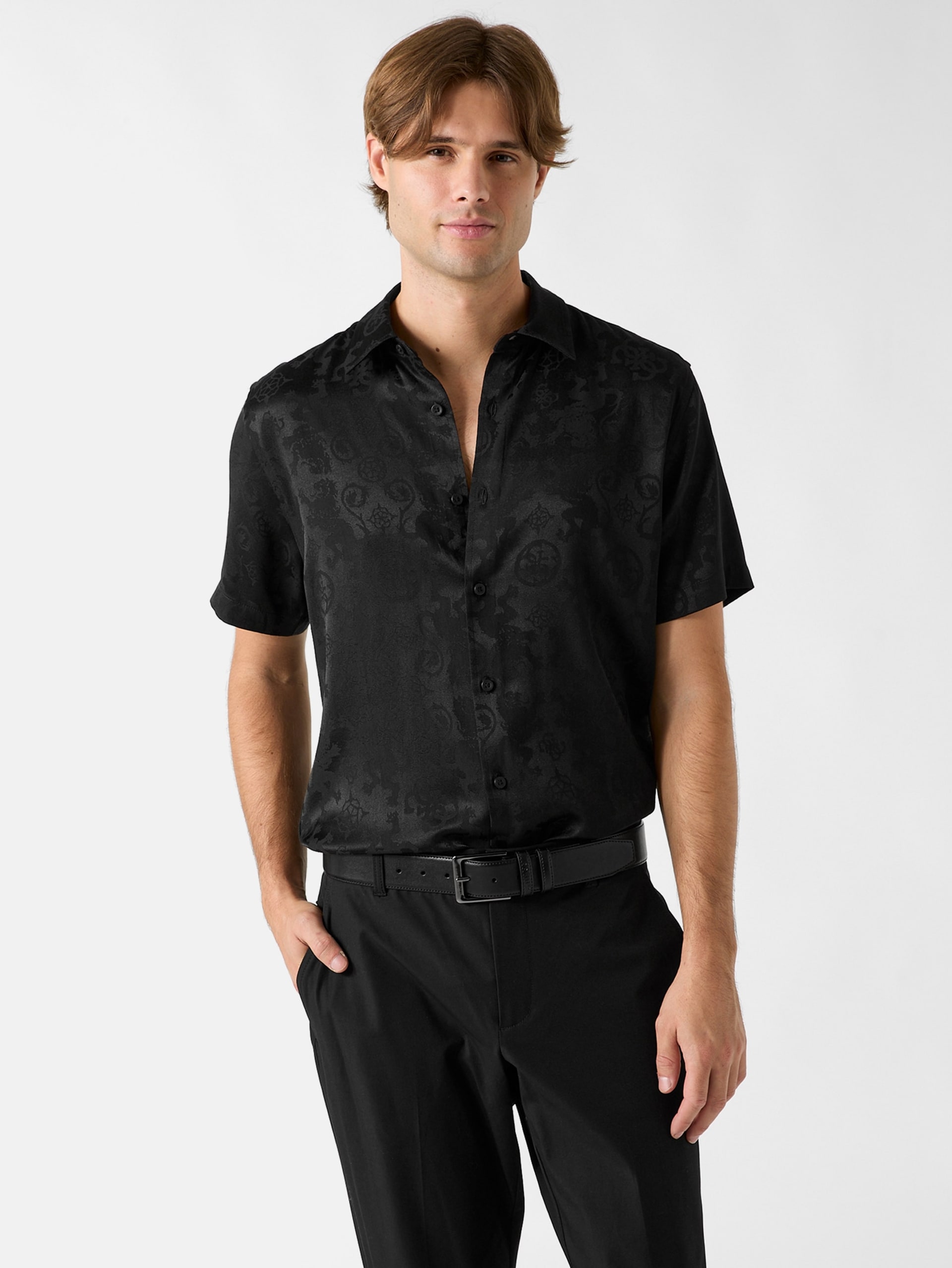 Camisa Jacquard Leão Peônia