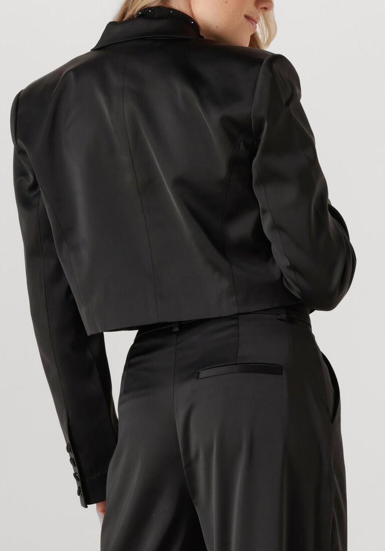 zwarte gestuz blazer yacminegz short blazer