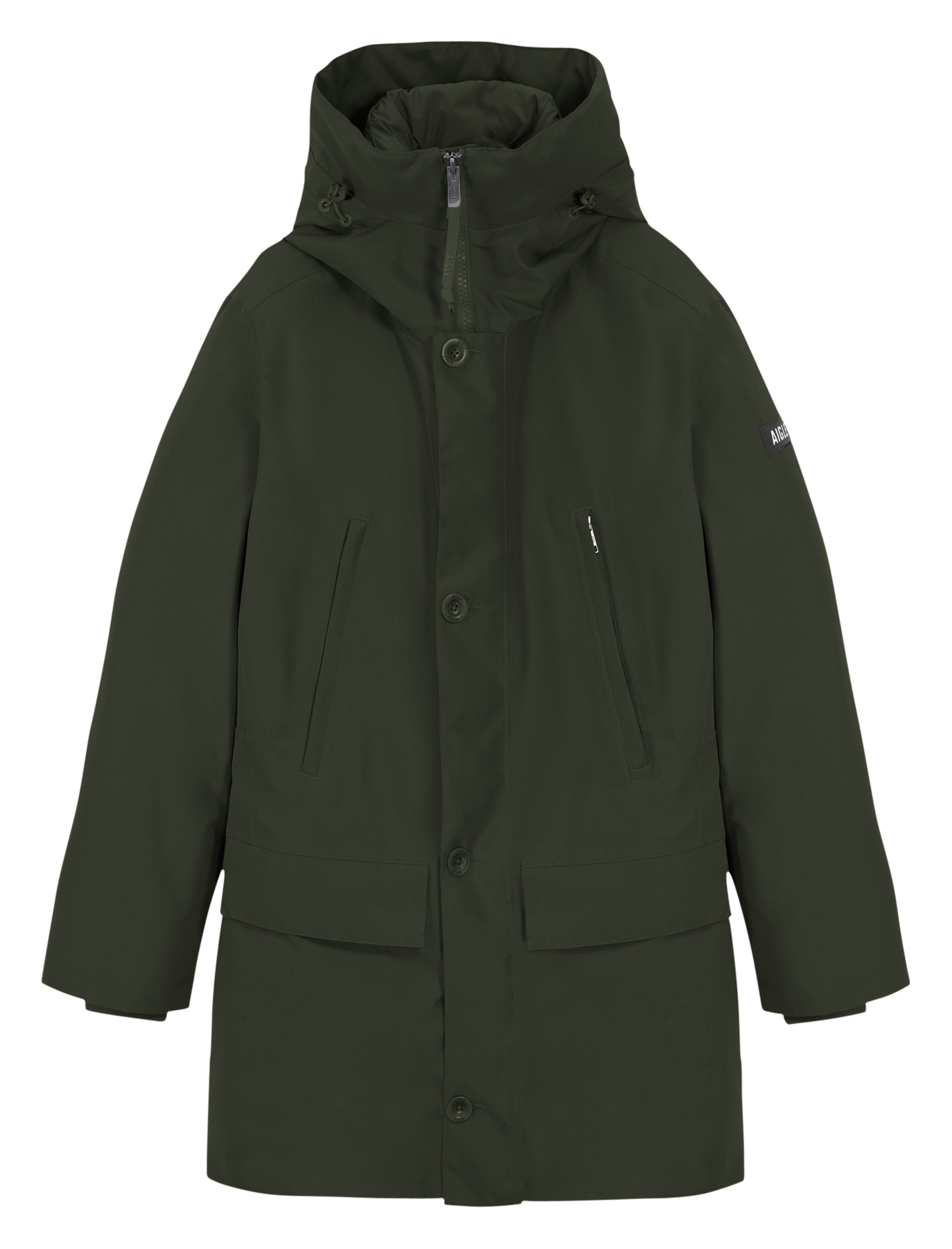 Parka col capuche | Kaki