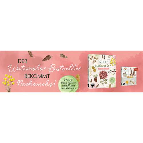 Boho Watercolor – Flowers & Garden