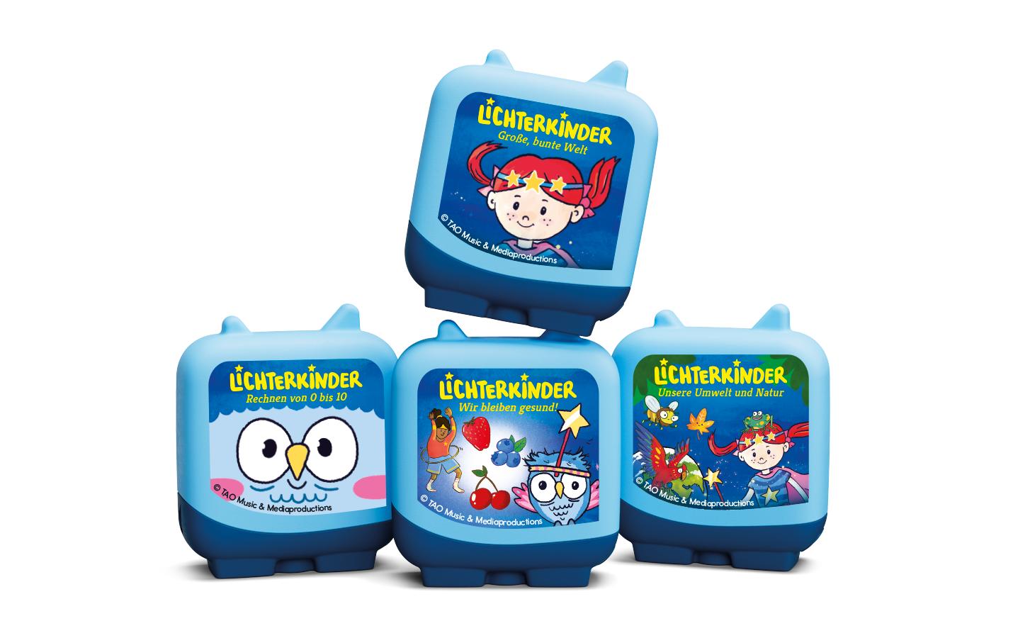 Hörbuch Lichterkinder Lernen mit Liki und Lumi 4er SetClever Tonies Hörspiel für Kinder