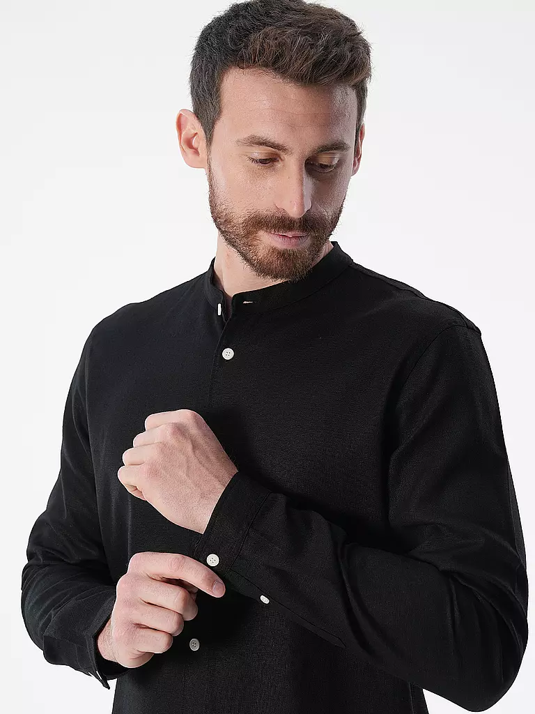 ARMEDANGELS Hemd VAALERONIMUS  schwarz