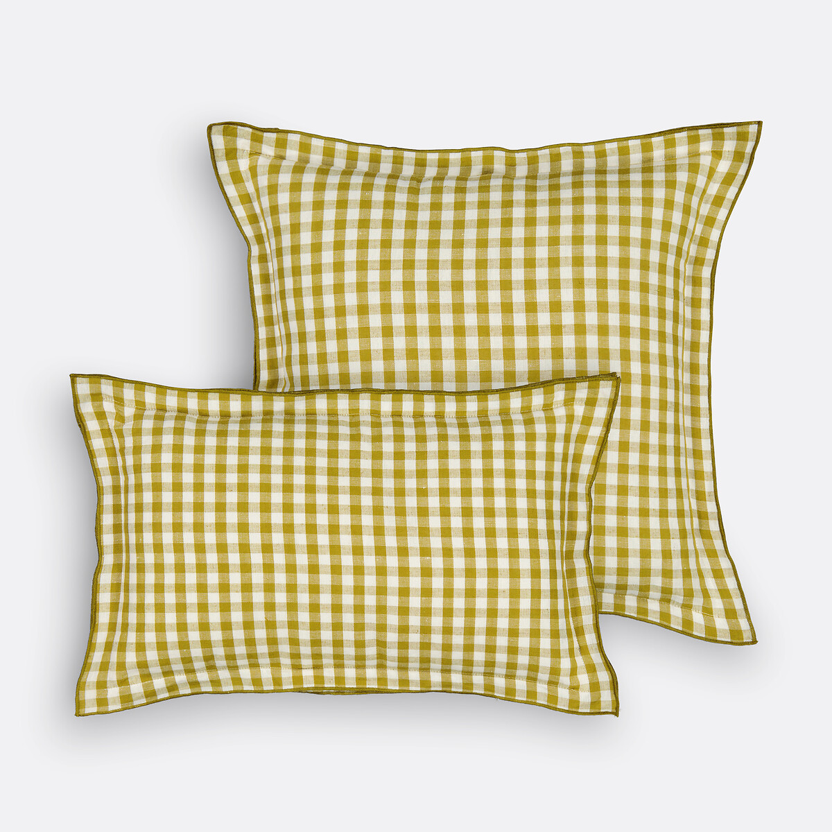 LA REDOUTE INTERIEURS<br>Capa de almofada riscada em algodão/linho, Cottage