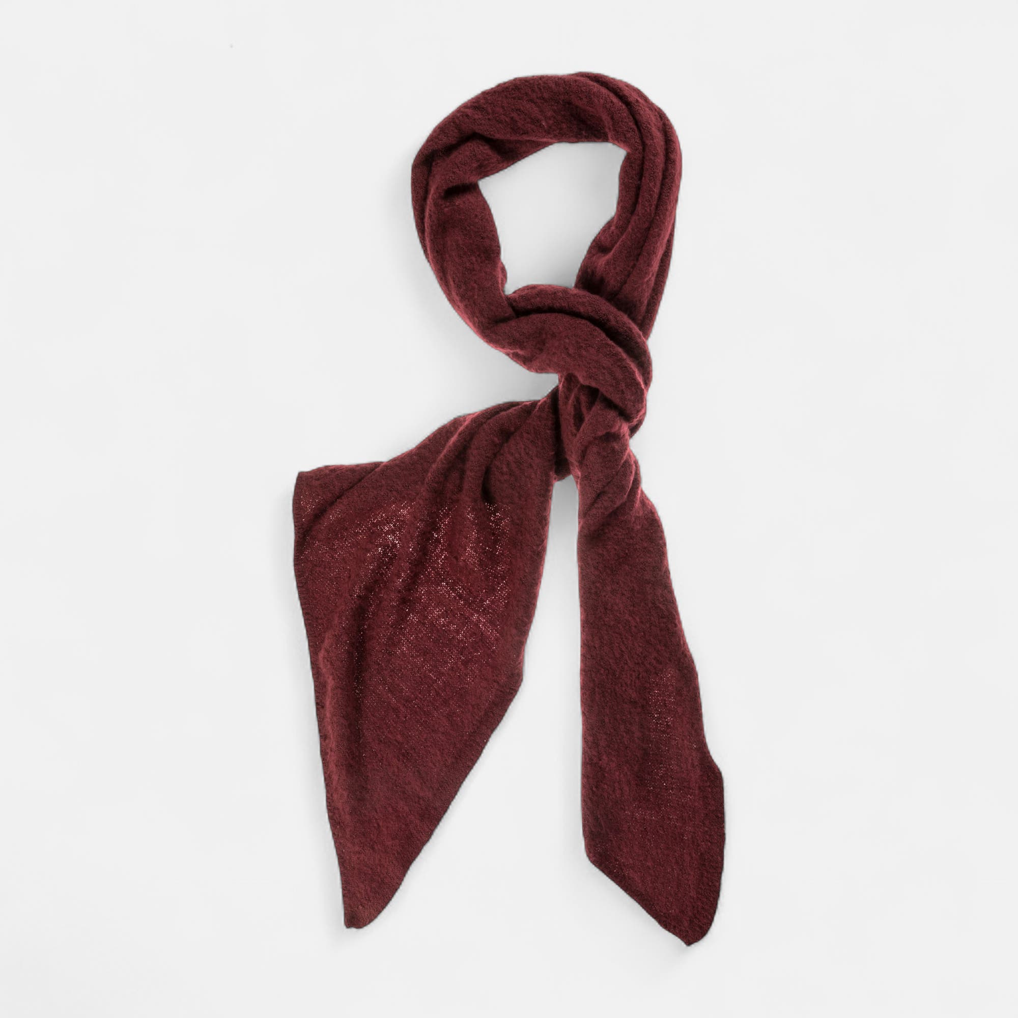 Echarpe bordeaux