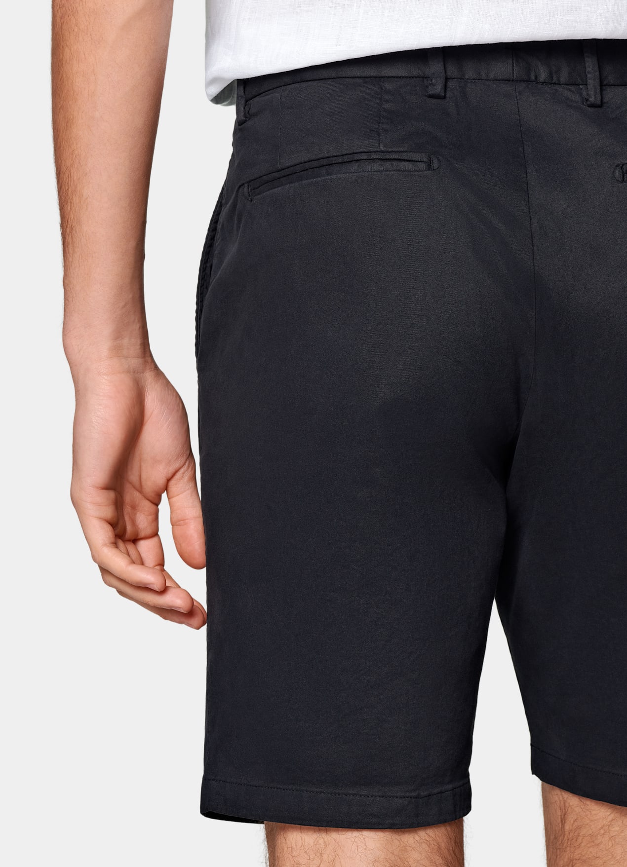 Short Slim Leg bleu marine