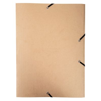Exacompta - Chemise à 3 rabats en carte kraft - A4