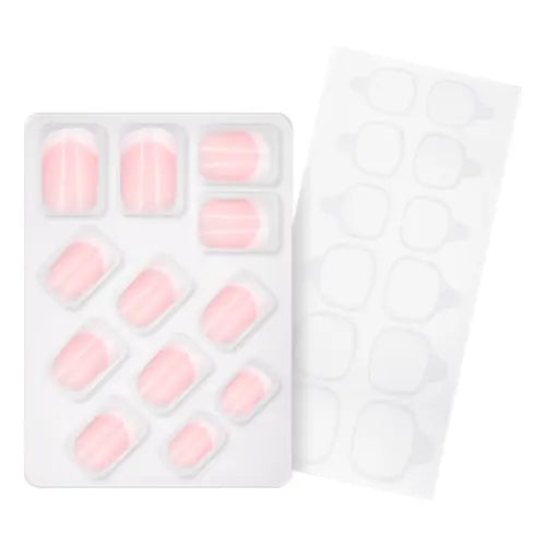 French Manicure Click-On Nails 01 Classic French