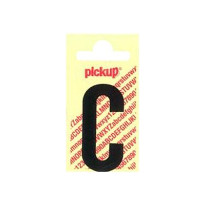 Pickup - Étiquette autocollante - 150 mm - Lettre C - noir mat