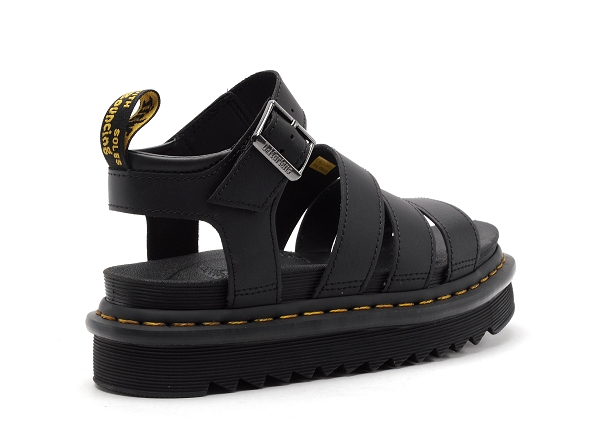 Dr martens nu pieds plats femme blaire noir