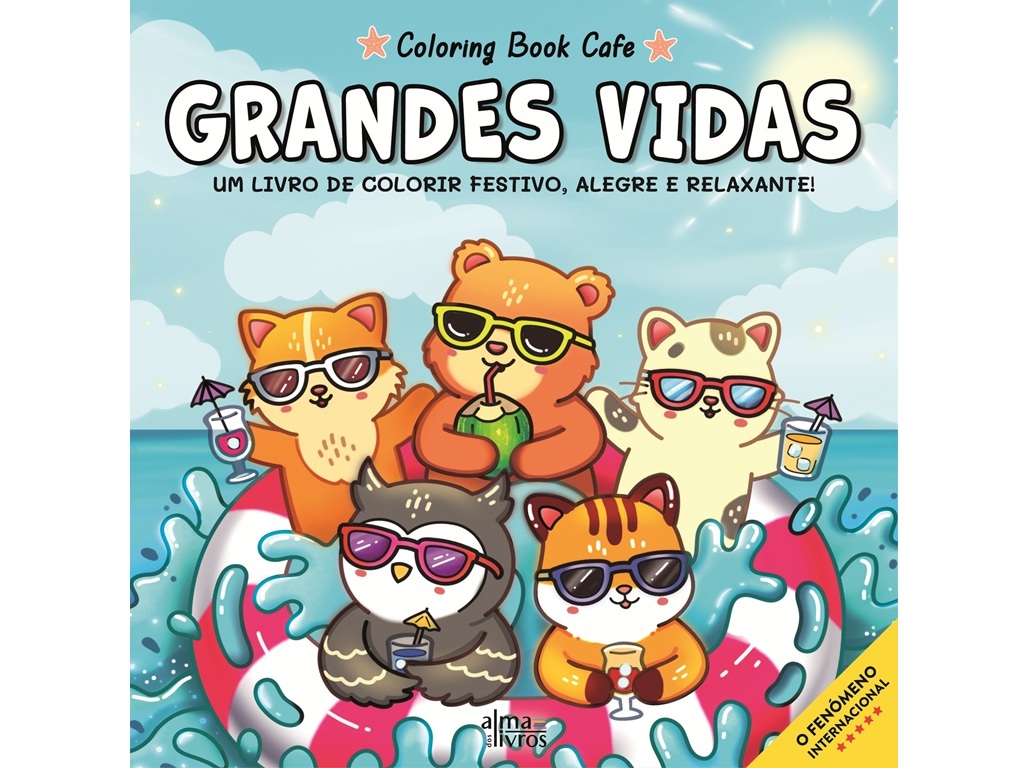 LIVRO GRANDES VIDAS COLORING BOOK