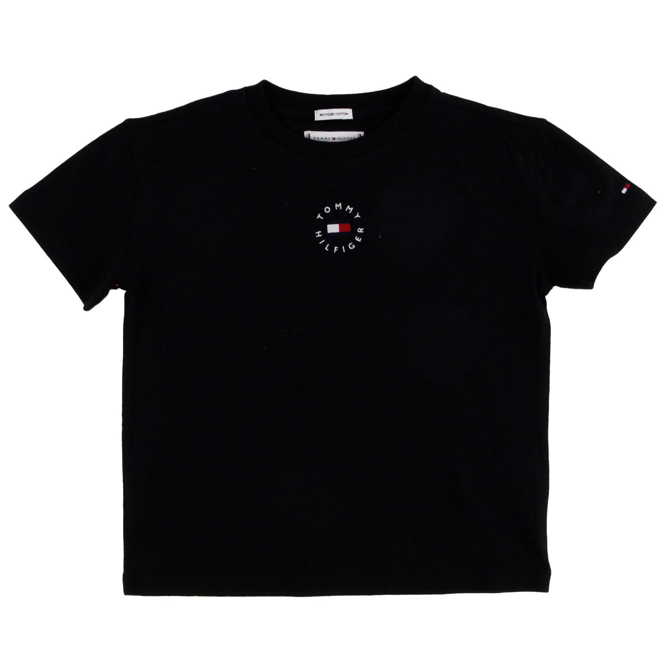 Tommy Hilfiger T-Shirt manches courtes Logo Rond noir