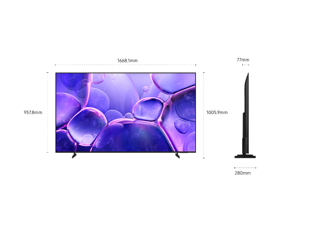 TV SAMSUNG TU75U8005FUXXC (75\