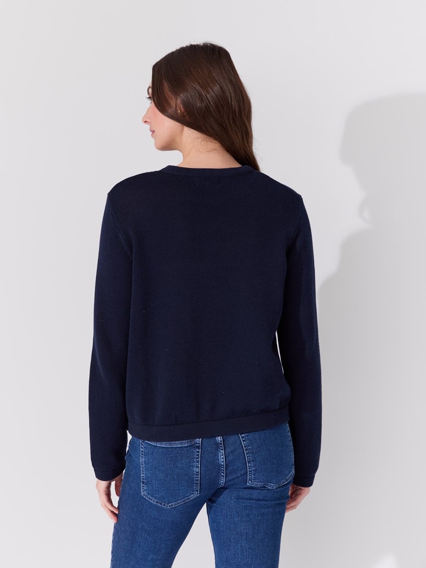 Malou genser Navy Blazer