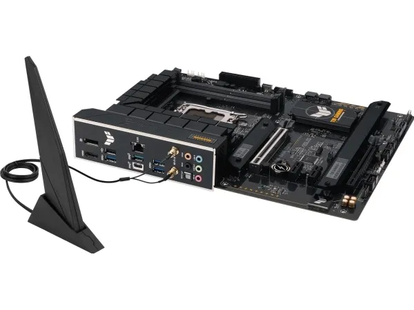 ASUS TUF GAMING B760-PLUS WIFI D4 - Bundkort - ATX - LGA1700 sokkel - B760 Chipset - USB 3.2 Gen 1, USB 3.2 Gen 2, USB-C 3.2 Gen 2x2 - 2.5 Gigabit LAN, Wi-Fi 6, Bluetooth - onboard grafik (CPU påkrævet) - HD Audio (8-kanaler)