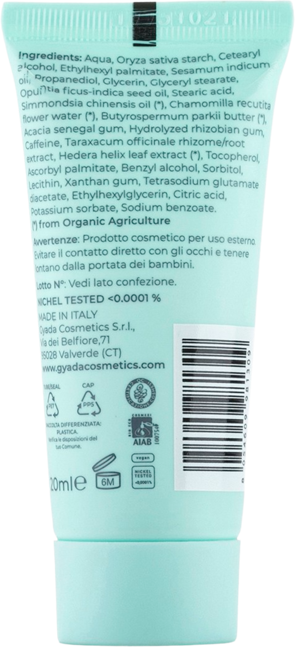 GYADA Cosmetics  Augen Creme-Maske, 20 ml