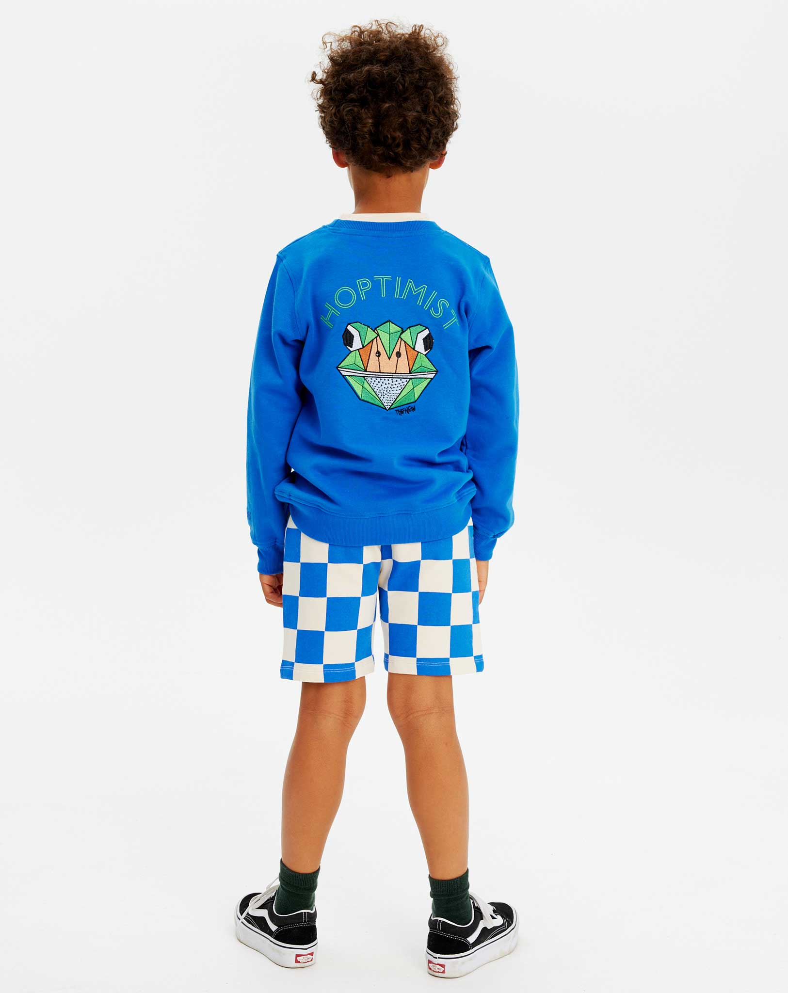 Sweatshirt JAKE in strong blue