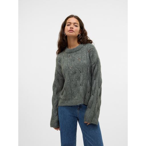 Vero Moda Lina Striktrøje, Balsam Green, L