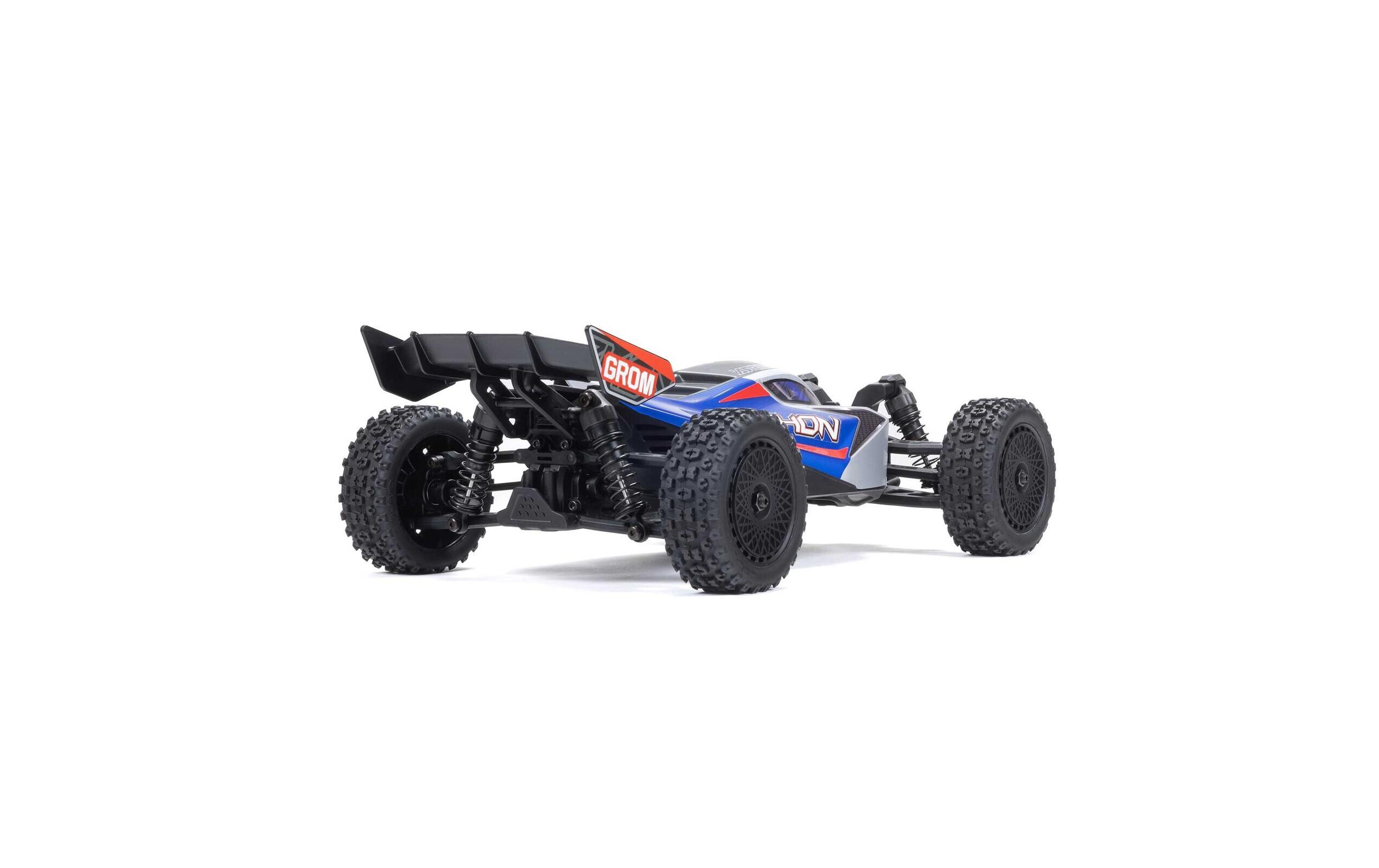 Buggy Typhon Grom Mega 380 Blau, RTR, 1:18<br>Robuster 4wd mini RC Buggy mit Spektrum Technik