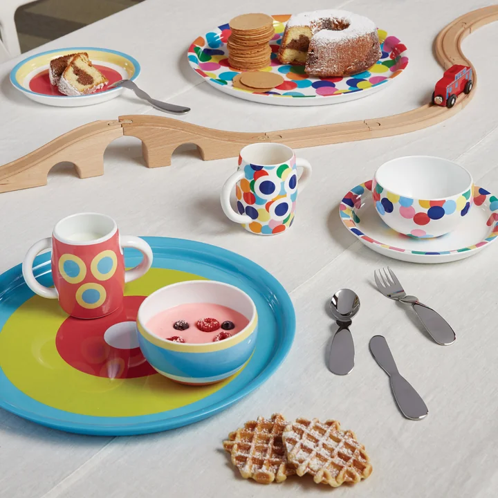 Alessi - Alessini Kindergeschirr Proust, mehrfarbig