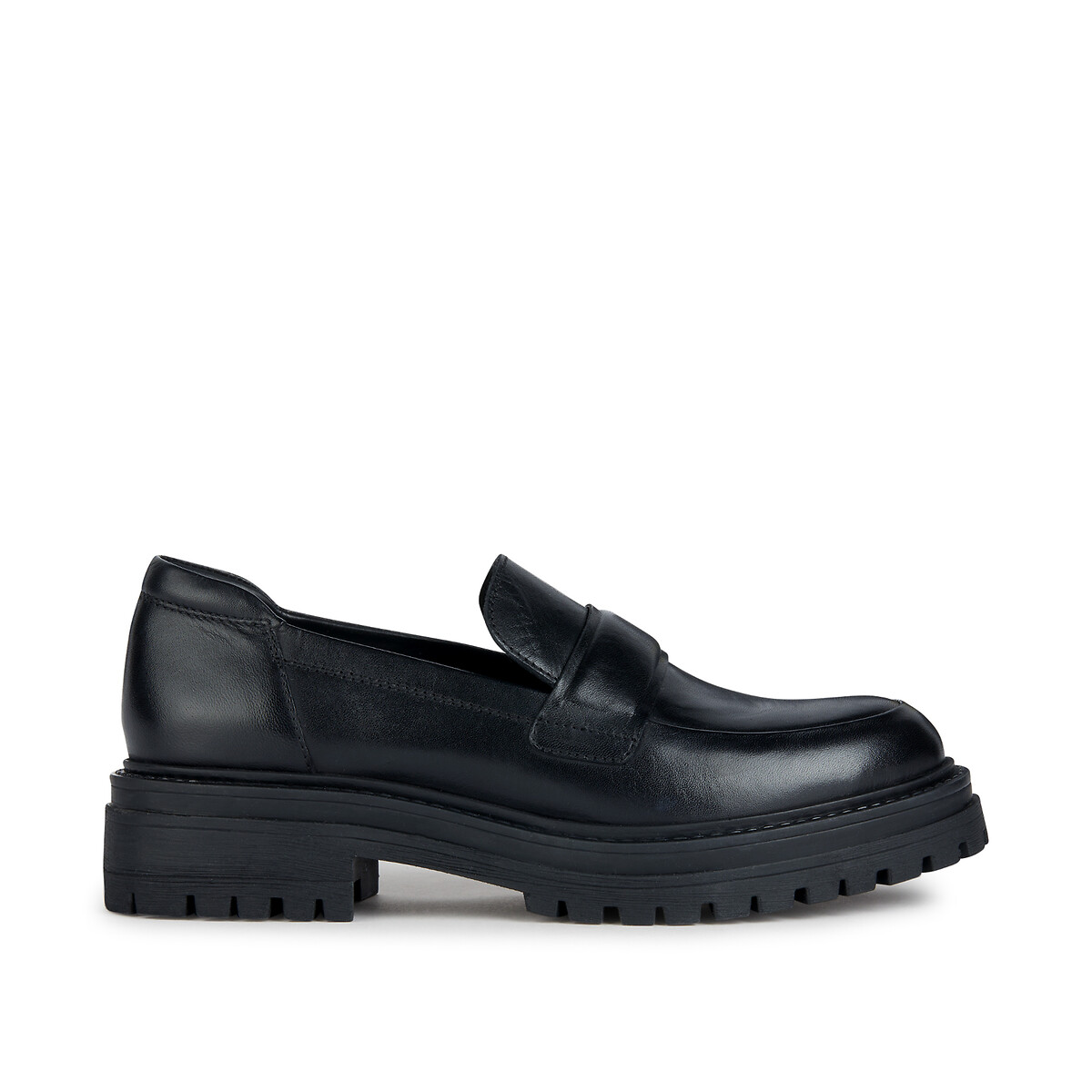 GEOX<br>Mocassins respiráveis em couro Iridea