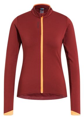 Veste de Cyclisme Femme Odlo Full Zip Zeroweight Ceramiwarm Rouge