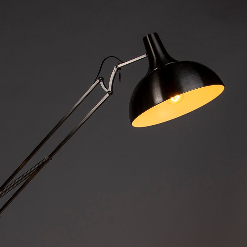 Design vloerlamp staal verstelbaar - Hobby