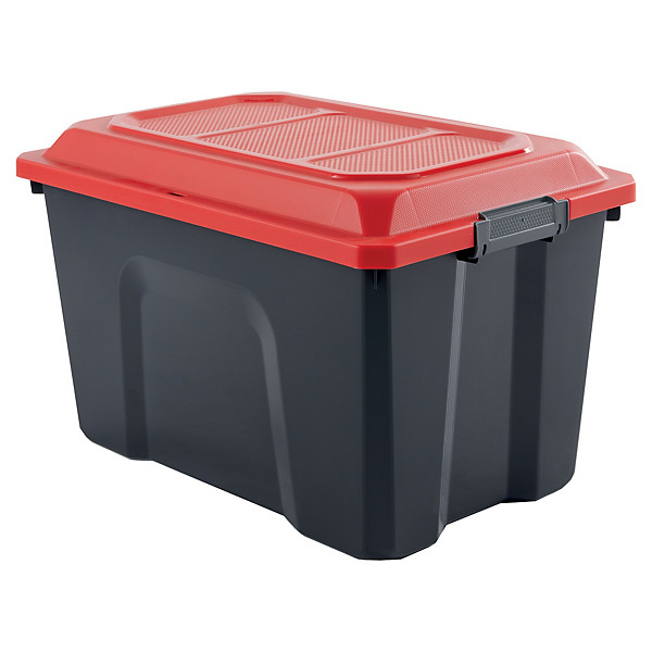 Bac de rangement Sundis 60 L rouge et noir