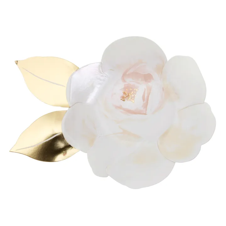 Meri Meri Assiettes en carton Jardin de Roses - Set de 8