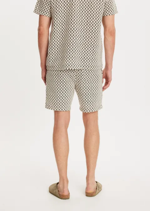 Korte broek check zwart (ZWART)