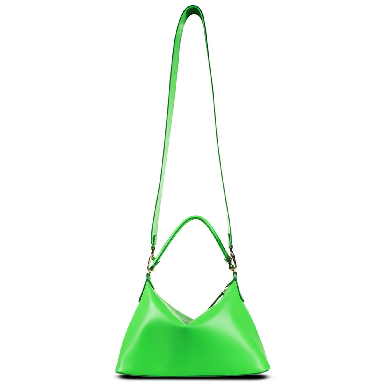 Leonie Hanne x Liu-Jo Sac à main en Cuir Hobo Leonie Hanne X Liu Jo vert fluo - 26x17x10 cm