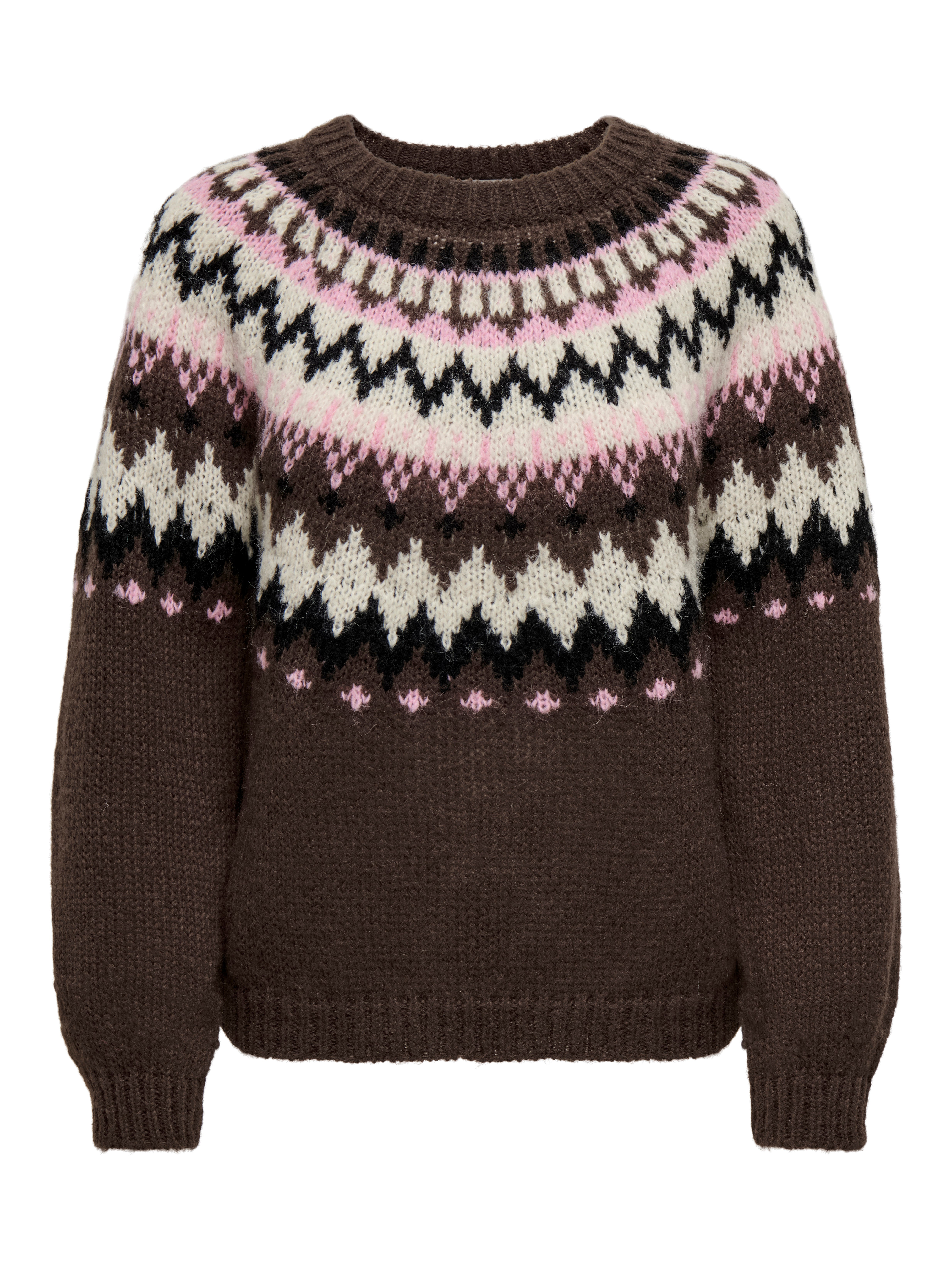 JDYKINSLEY Strickpullover Chocolate Brown