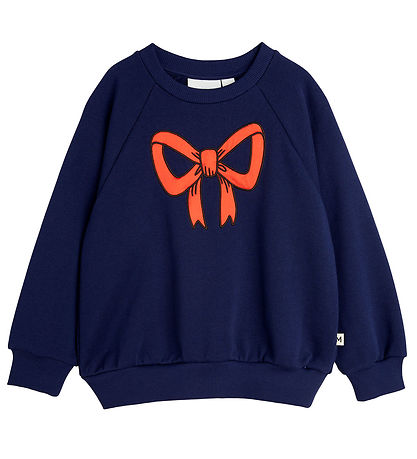 Mini Rodini Sweatshirt - Bow - Blåe
