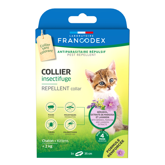 Collier Insectifuge pour chaton <lt/> 2kg