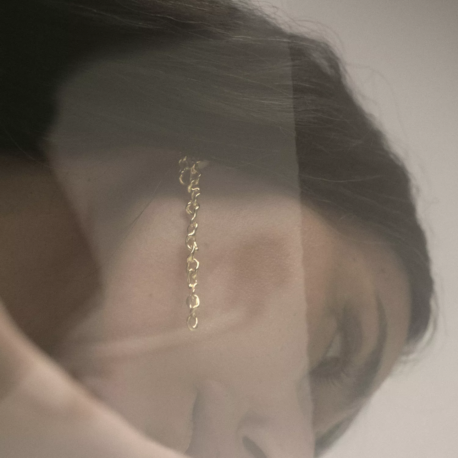 Maria Black Selene Ørering Single 18 kt. Forgyldt Sølv 100988YG