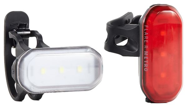 Eclairage Avant/Arrière Bontrager Ion 50 R / Flare R Metro Noir