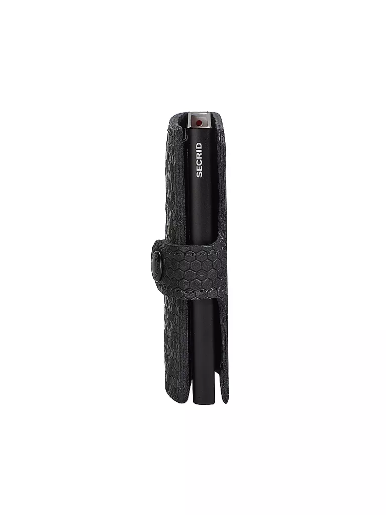 SECRID Miniwallet HEXAGON Black schwarz