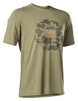 Maillot Manches Courtes Fox Ranger DR Camo Khaki