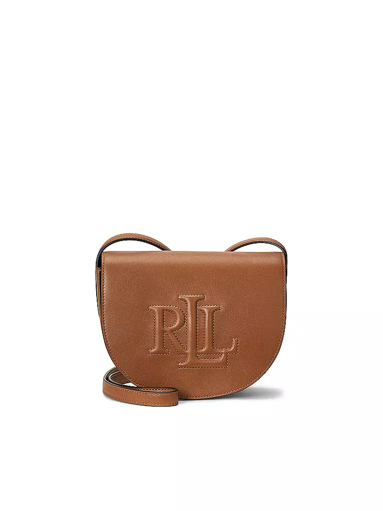 LAUREN RALPH LAUREN Ledertasche - Mini Bag WITLEY Medium braun