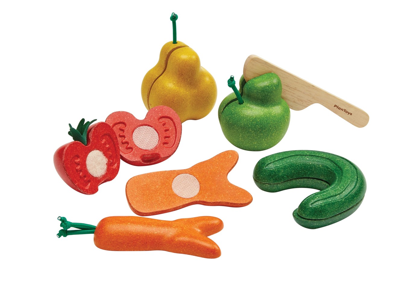 PlanToys - Deforme Frugter og Grøntsager